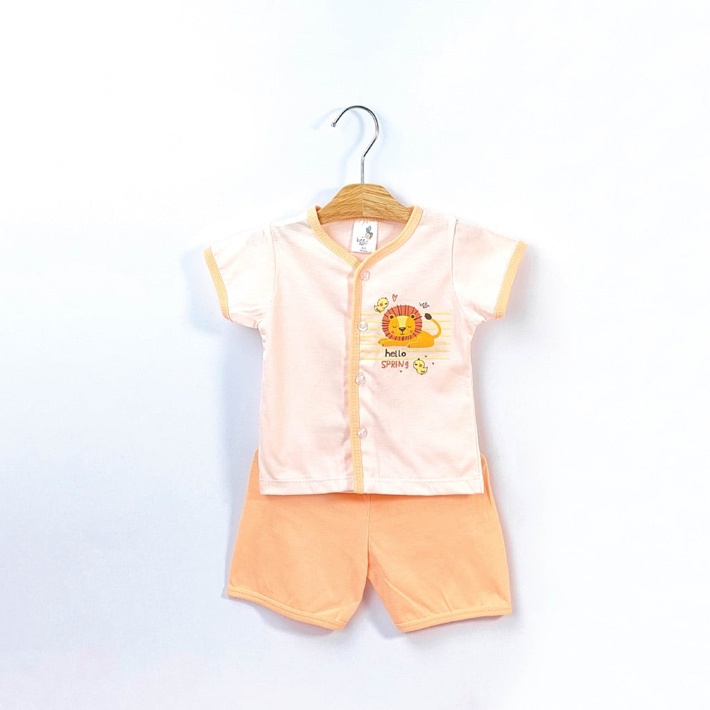 Beeson Newborn Baby Boy / Girl Short Sleeve with Short Pants Suit Set 13297