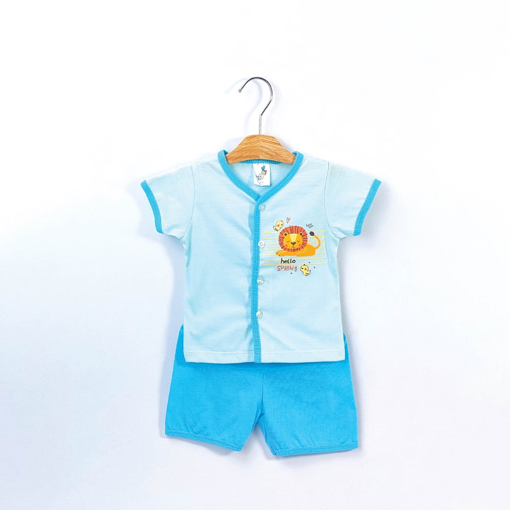 Beeson Newborn Baby Boy / Girl Short Sleeve with Short Pants Suit Set 13297