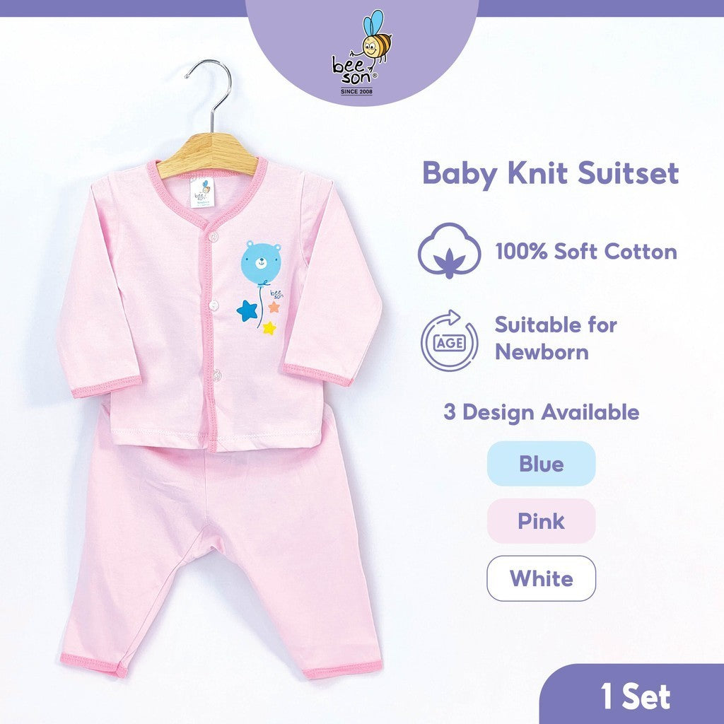 Beeson Newborn Baby Boy / Girl Long Sleeve with Long Pants Suit Set 12310