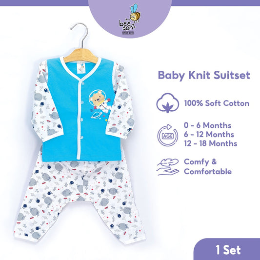 Beeson Newborn Baby Boy Long Sleeve with Long Pants Suit Set 12190