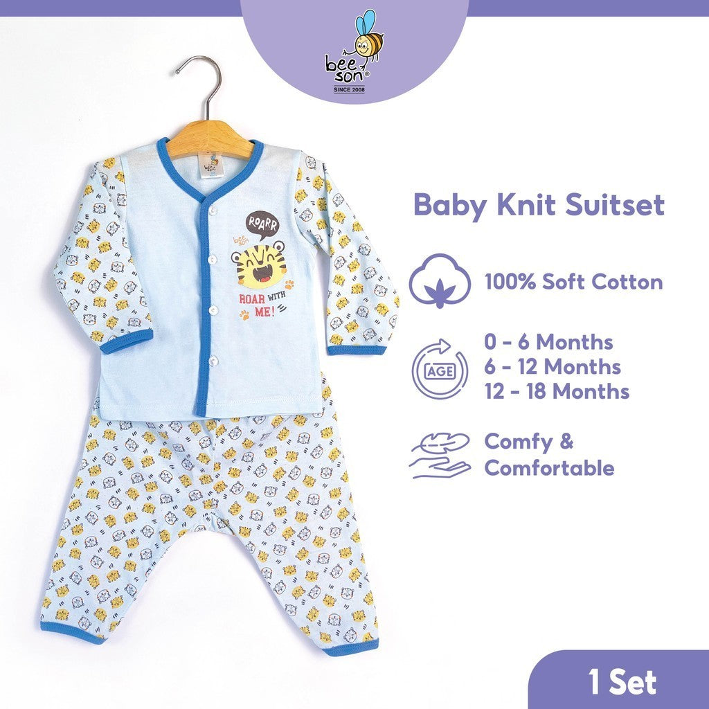 Beeson Newborn Baby Boy Long Sleeve with Long Pants Suit Set 12172