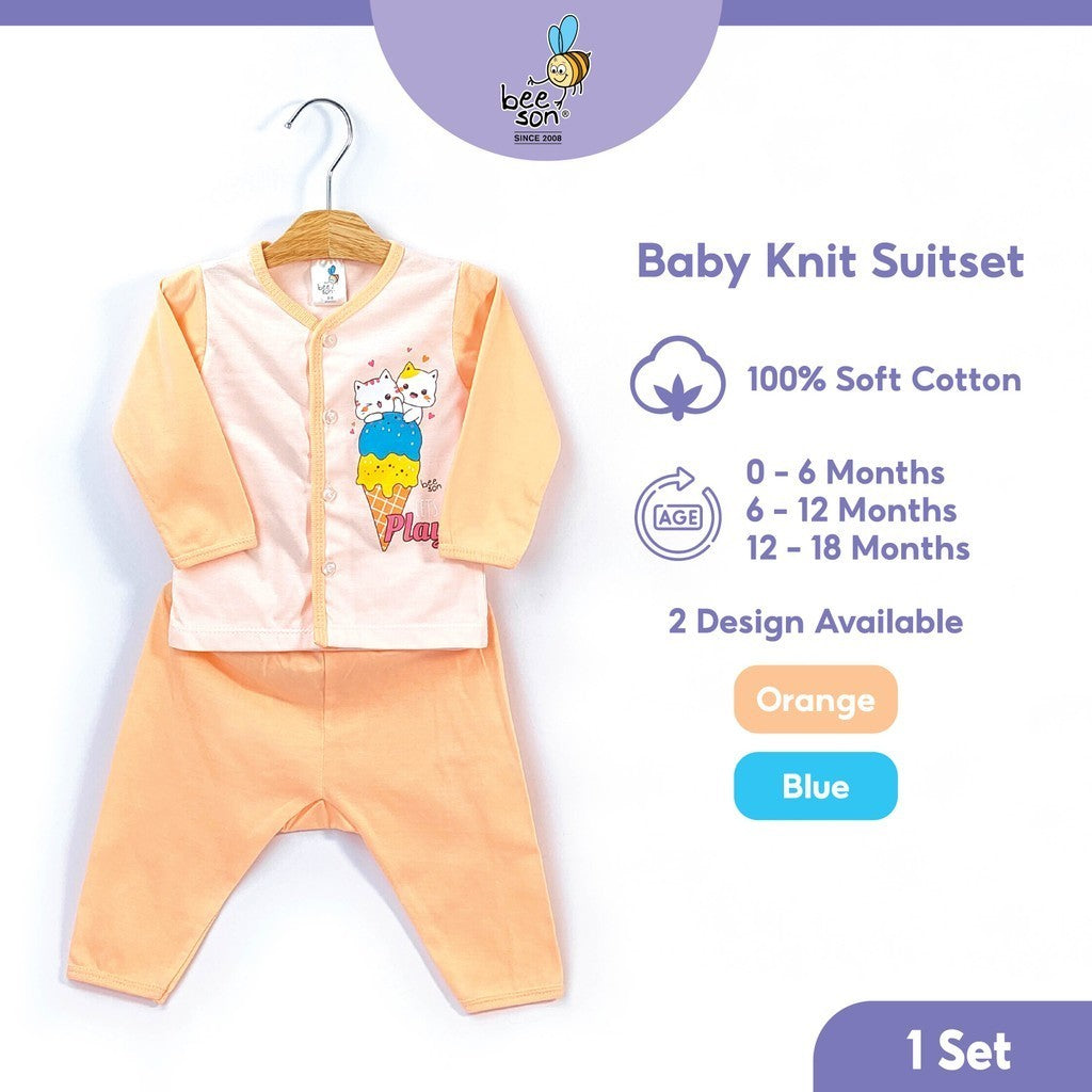 Beeson Newborn Baby Boy / Girl Long Sleeve with Long Pants Suit Set 13299