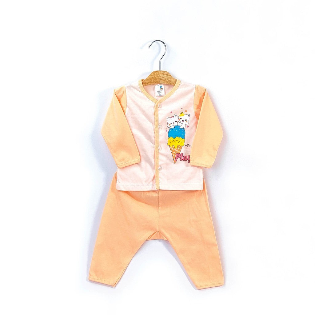 Beeson Newborn Baby Boy / Girl Long Sleeve with Long Pants Suit Set 13299