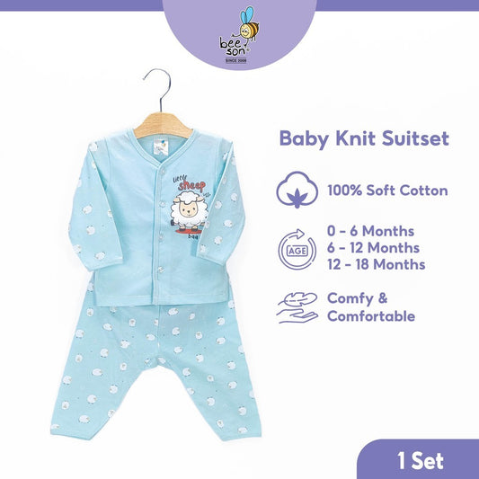 Beeson Newborn Baby Boy / Girl Long Sleeve with Long Pants Suit Set 12208