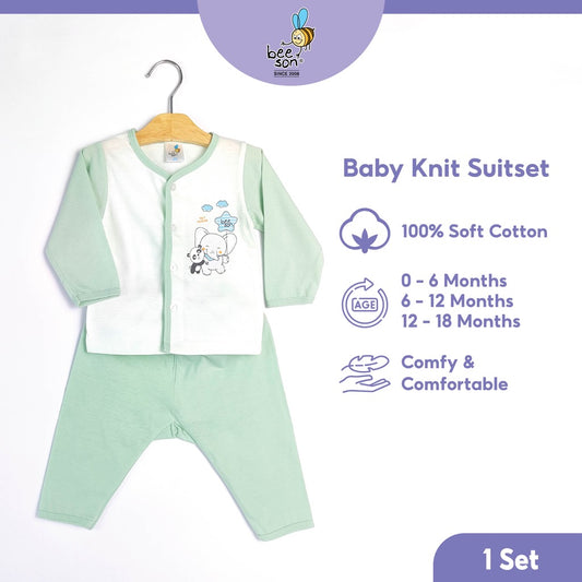 Beeson Newborn Baby Boy / Girl Long Sleeve with Long Pants Suit Set 13327