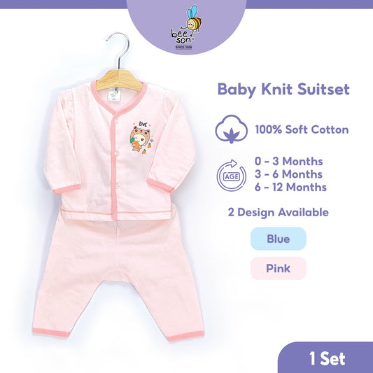 Beeson Newborn Baby Boy / Girl Long Sleeve with Long Pants Suit Set 13291