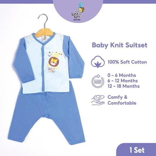 Beeson Newborn Baby Boy Long Sleeve with Long Pants Suit Set 13346