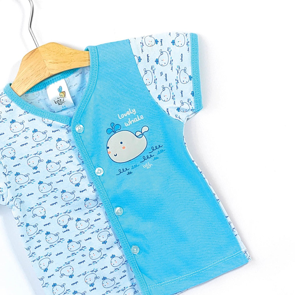 Beeson Newborn Baby Boy Short Sleeve with Long Pants Suit Set 12135