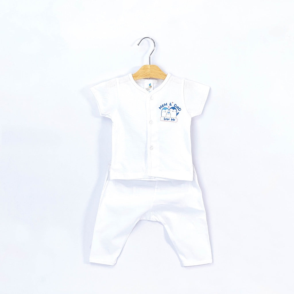 Beeson Newborn Baby Boy / Girl Short Sleeve with Long Pants Suit Set 12312