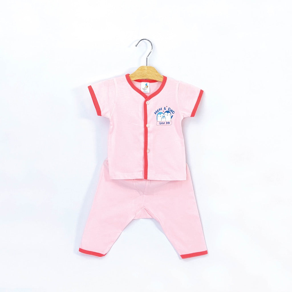 Beeson Newborn Baby Boy / Girl Short Sleeve with Long Pants Suit Set 12312