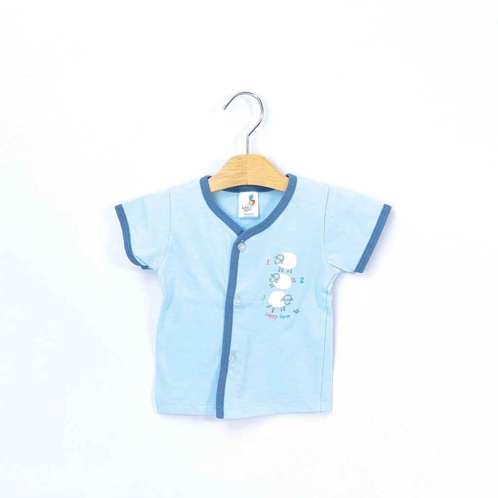 Beeson Newborn Baby Boy / Girl Short Sleeve with Long Pants Suit Set 12309