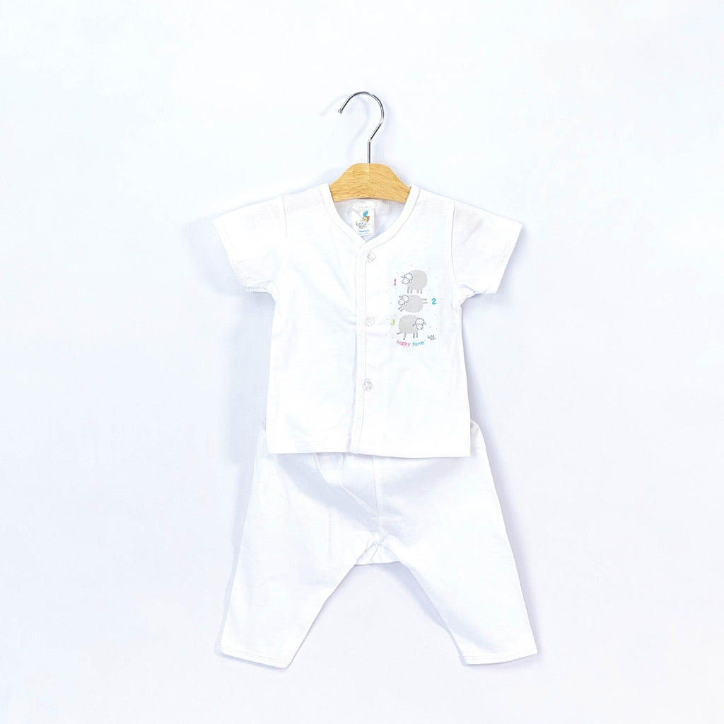 Beeson Newborn Baby Boy / Girl Short Sleeve with Long Pants Suit Set 12309