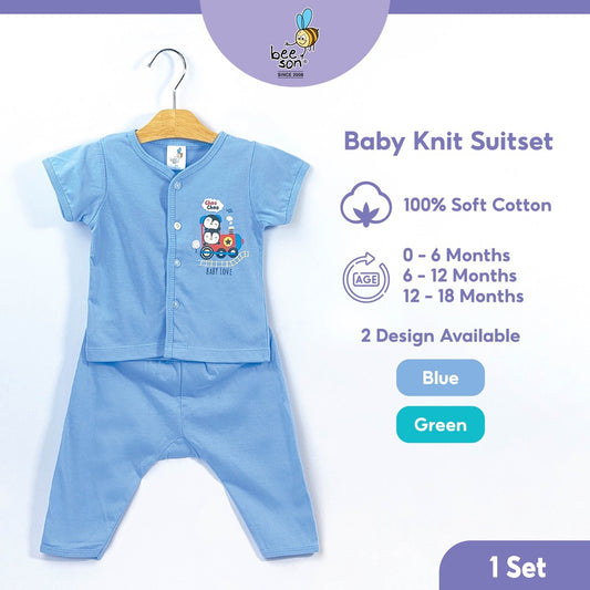 Beeson Newborn Baby Boy Short Sleeve with Long Pants Suit Set 13294