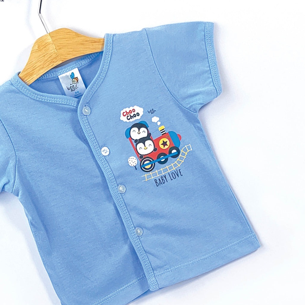 Beeson Newborn Baby Boy Short Sleeve with Long Pants Suit Set 13294