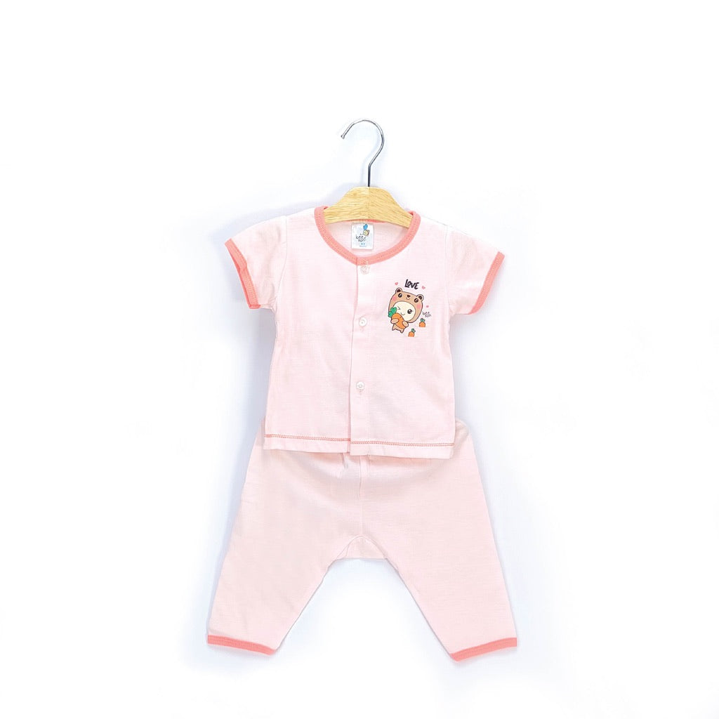 Beeson Newborn Baby Boy / Girl Short Sleeve with Long Pants Suit Set 13290