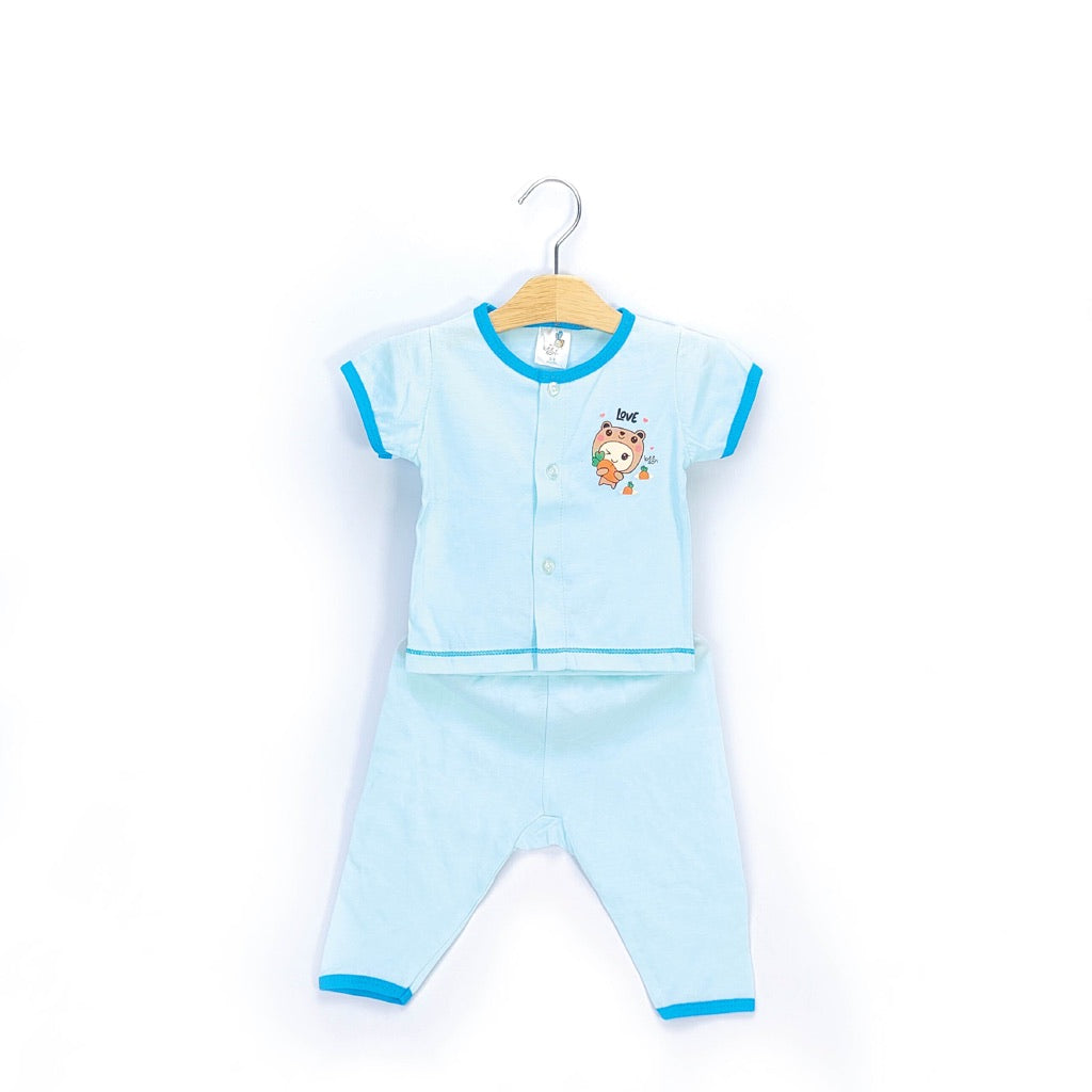 Beeson Newborn Baby Boy / Girl Short Sleeve with Long Pants Suit Set 13290