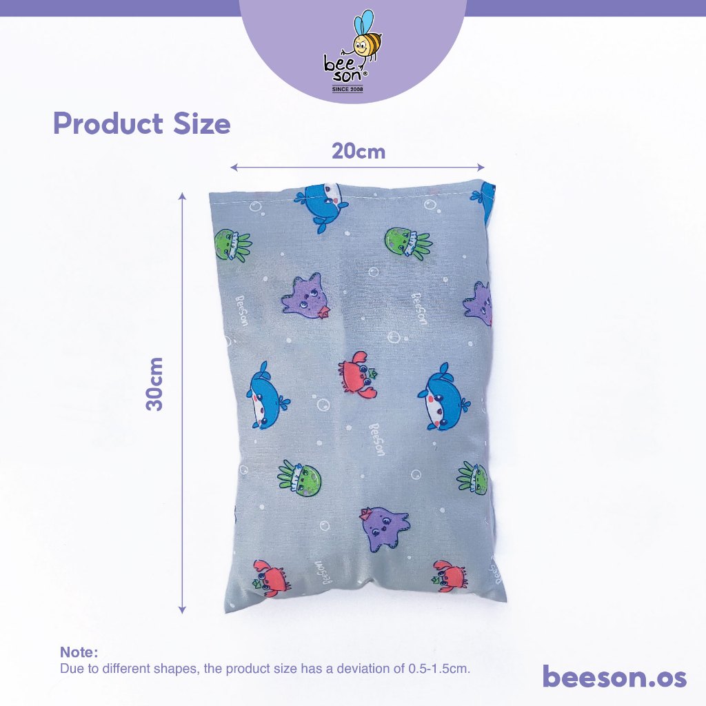 Beeson 3in1 Baby Soft Bedding Set With Bolsters & Pillow 10730