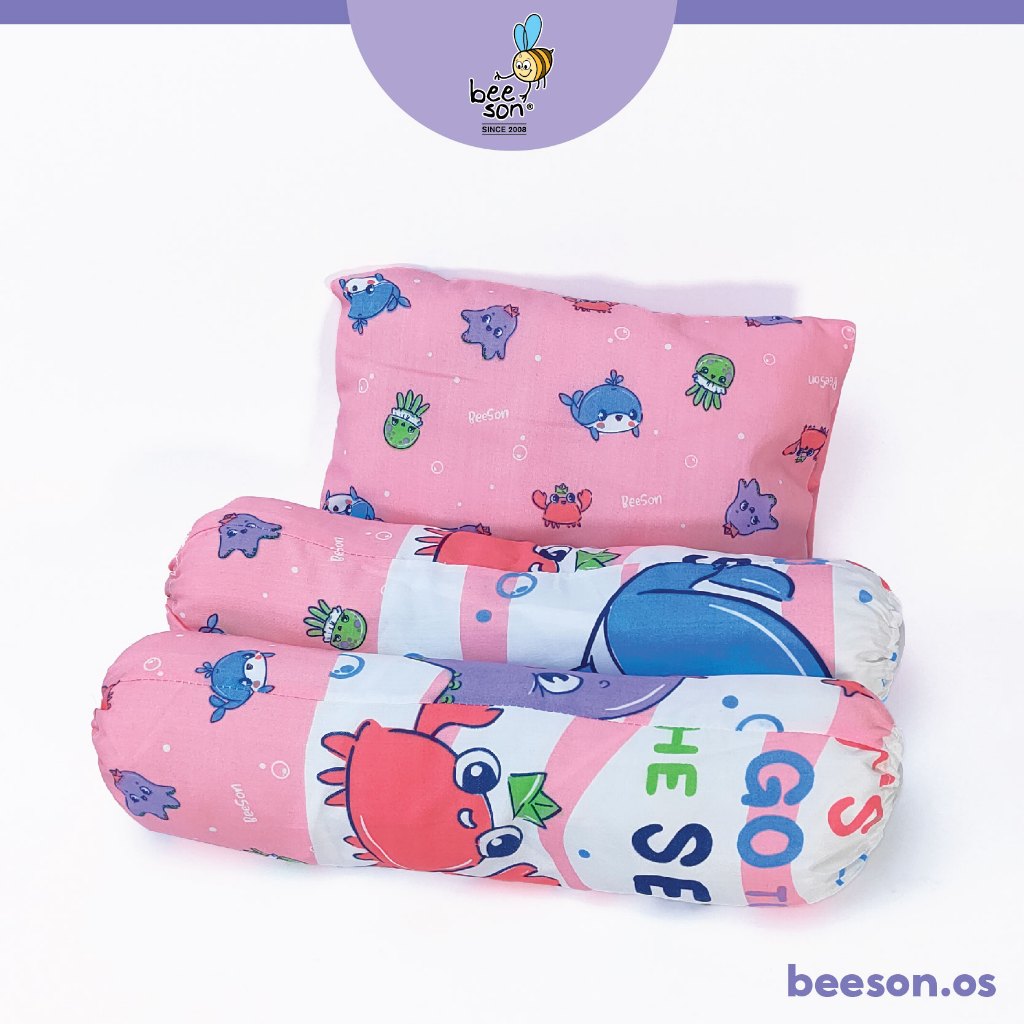 Beeson 3in1 Baby Soft Bedding Set With Bolsters & Pillow 10730