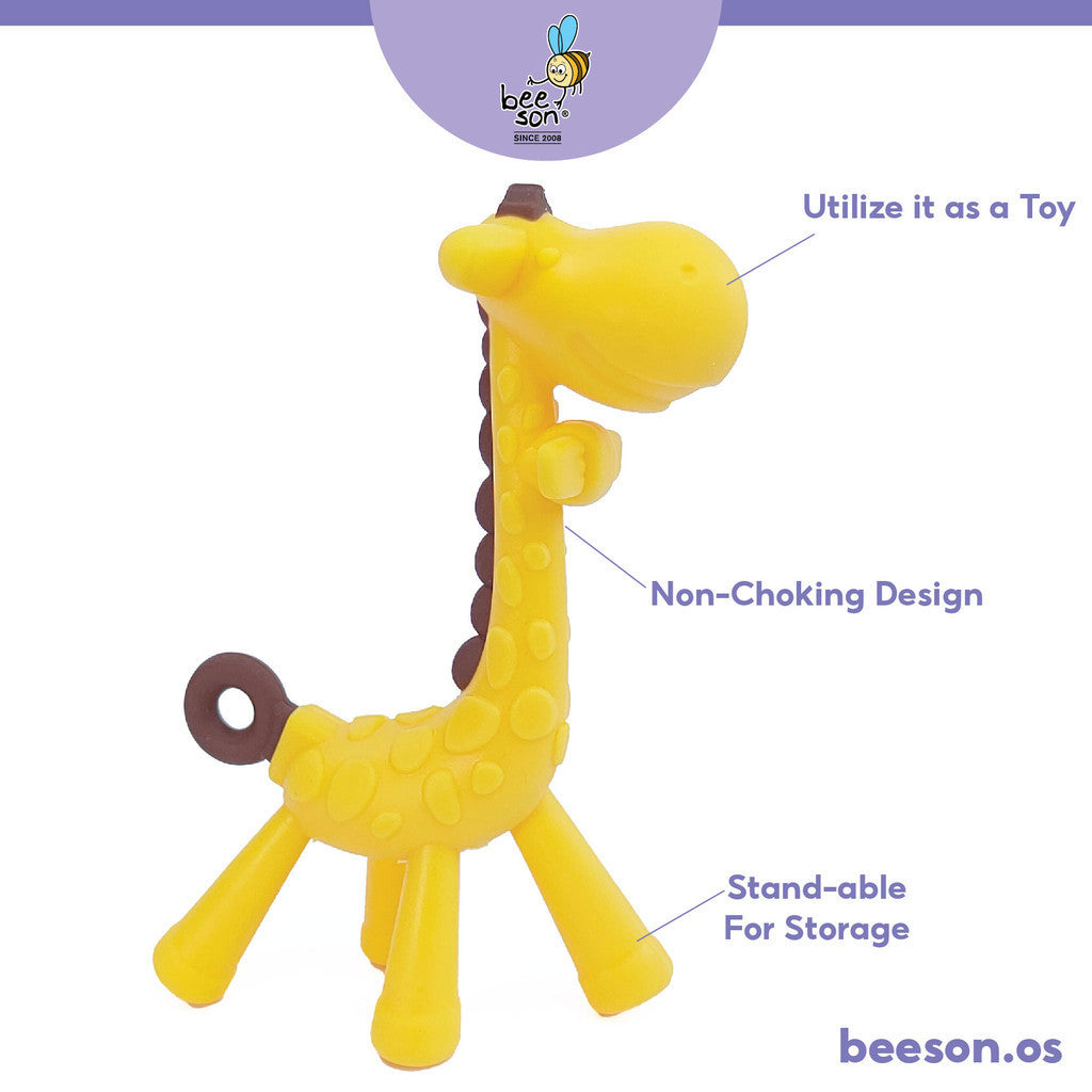 Beeson Giraffe Silicone Baby Teether 80804