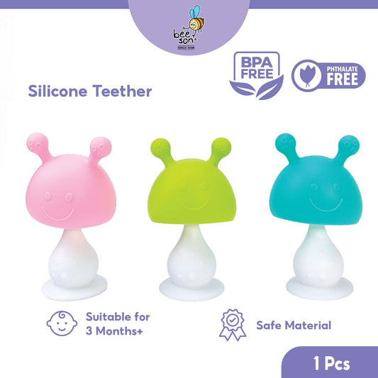 Beeson Mushroom Silicone Baby Teether 80811