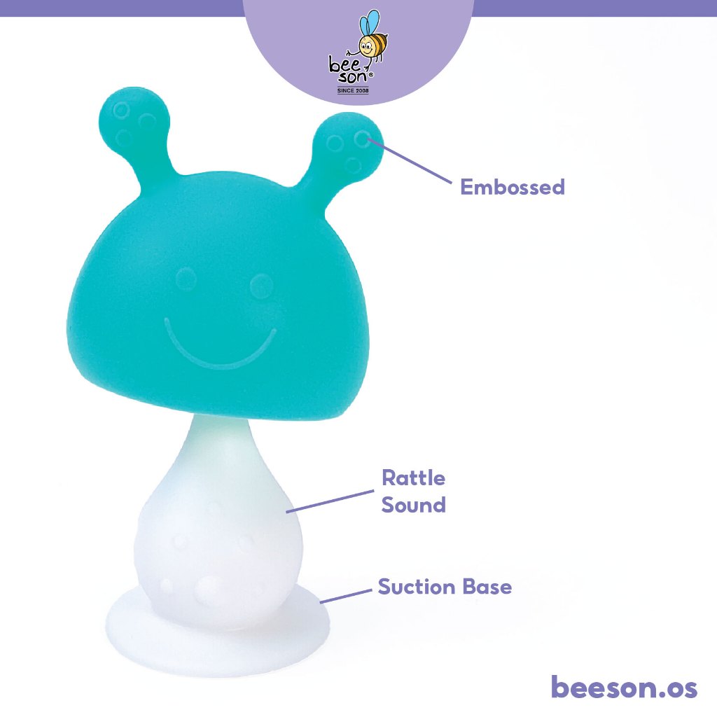 Beeson Mushroom Silicone Baby Teether 80811