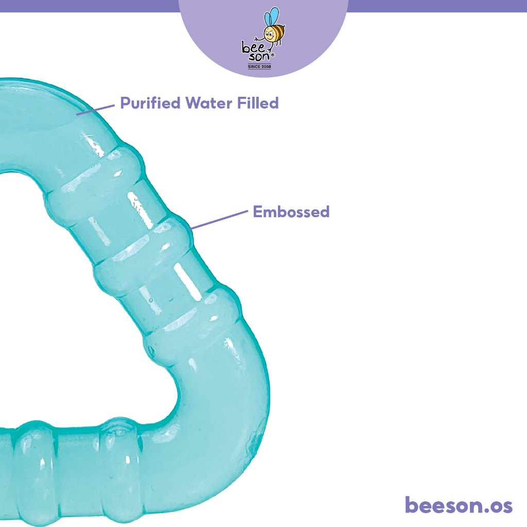 Beeson 3in1 Soft Water Filled Silicone Baby Teether 80810