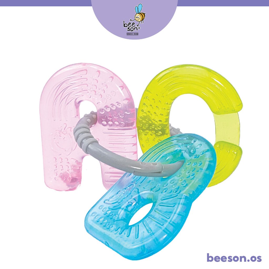 Beeson 3in1 Soft Water Filled Silicone Baby Teether 80810