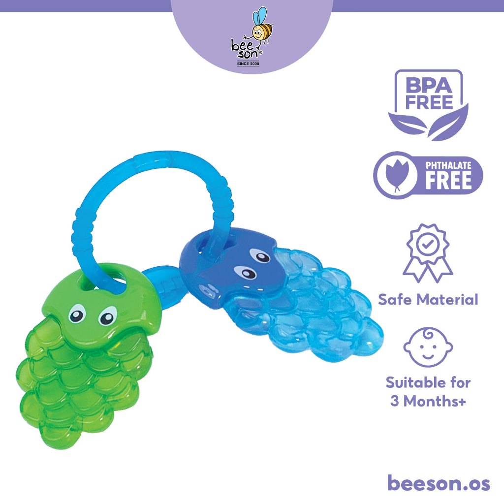 Beeson 2in1 Soft Water Filled Silicone Baby Teether 80809