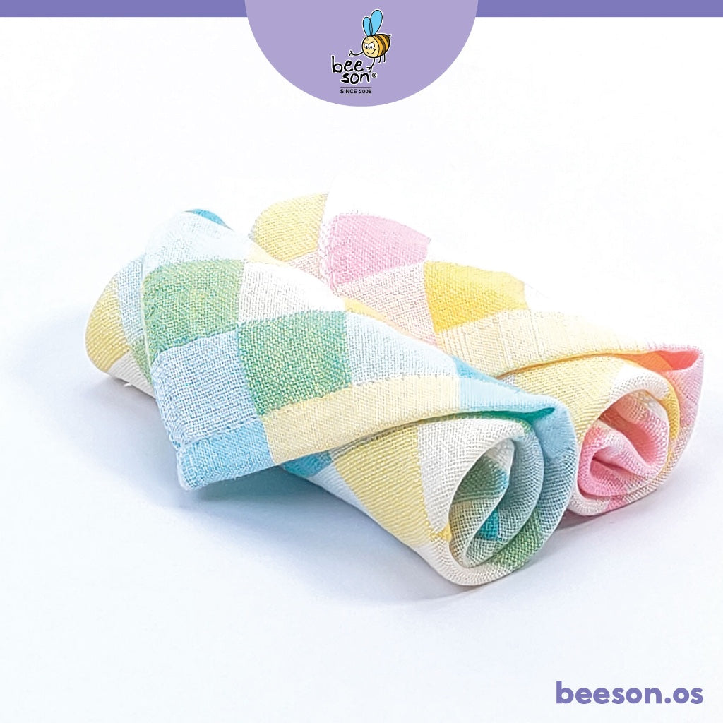 Beeson 2in1 Baby Handkerchief Face Towel (25*25cm) 10603