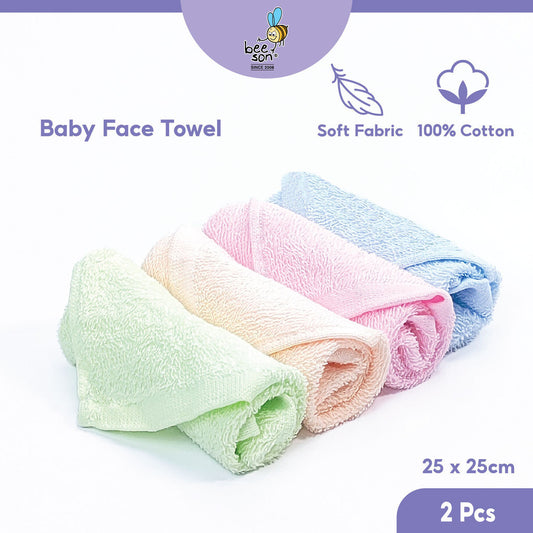 Beeson 2in1 Baby Handkerchief Face Towel (25*25cm) 96034