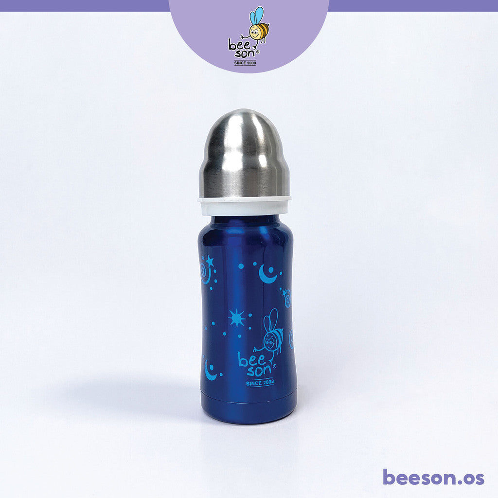 Beeson 200ml Stainless Steel Thermal Baby Feeding Bottle 80720 80592