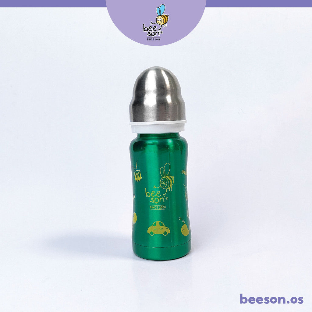 Beeson 200ml Stainless Steel Thermal Baby Feeding Bottle 80720 80592