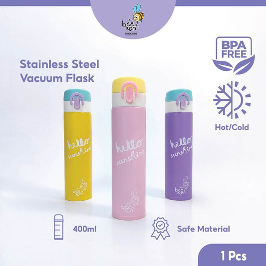 Beeson 400ml Stainless Steel Thermal Baby Bottle 80720