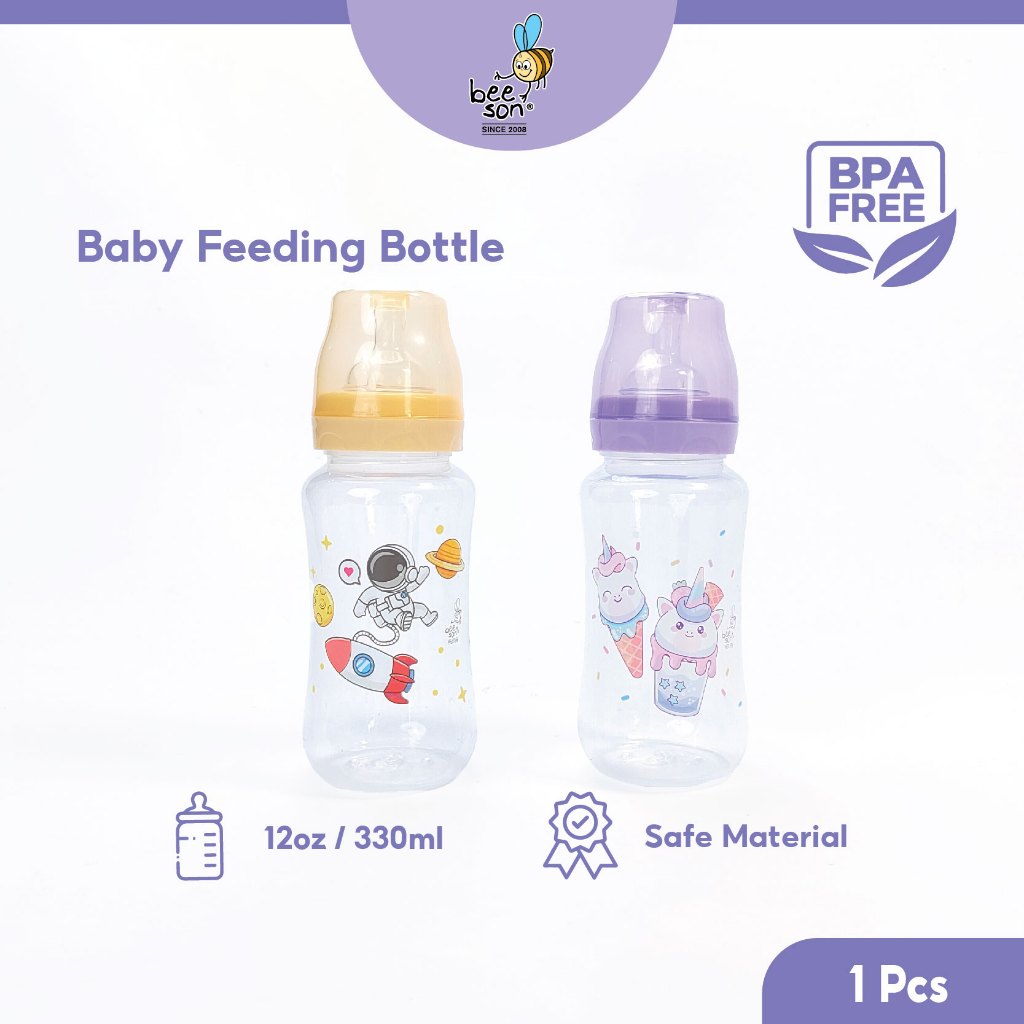 Beeson 12oz/330ml Wide Neck Feeding Bottle 80520