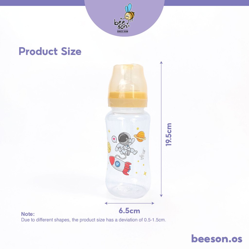 Beeson 12oz/330ml Wide Neck Feeding Bottle 80520