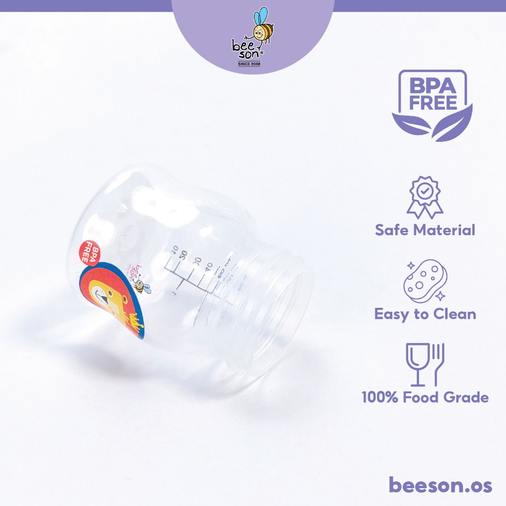 Beeson 2oz/60ml Standard Neck Feeding Bottle 80540