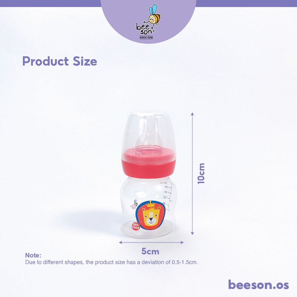 Beeson 2oz/60ml Standard Neck Feeding Bottle 80540