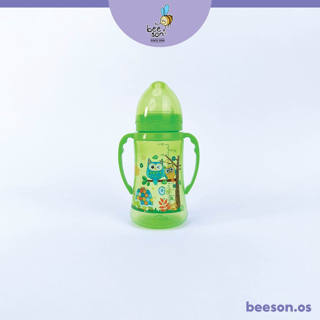 Beeson 11oz/330ml Wide Neck Feeding Bottle With Handle 80512