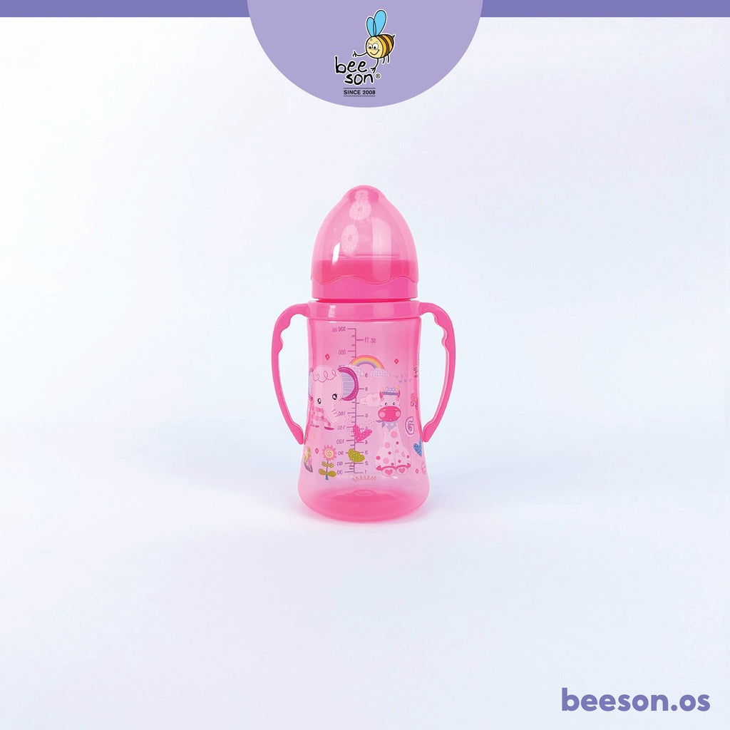 Beeson 11oz/330ml Wide Neck Feeding Bottle With Handle 80512