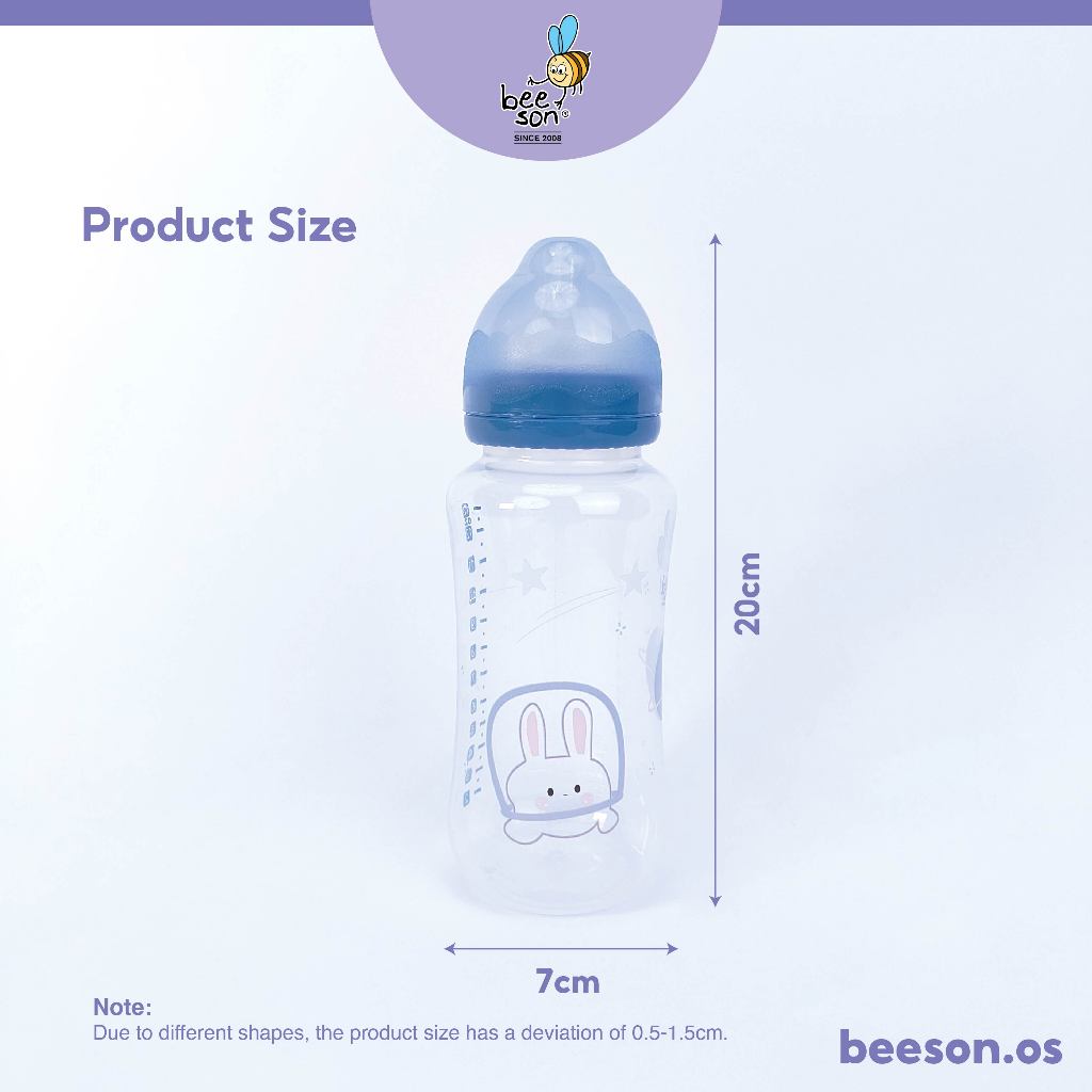 Beeson 13oz/360ml Wide Neck Feeding Bottle 80594