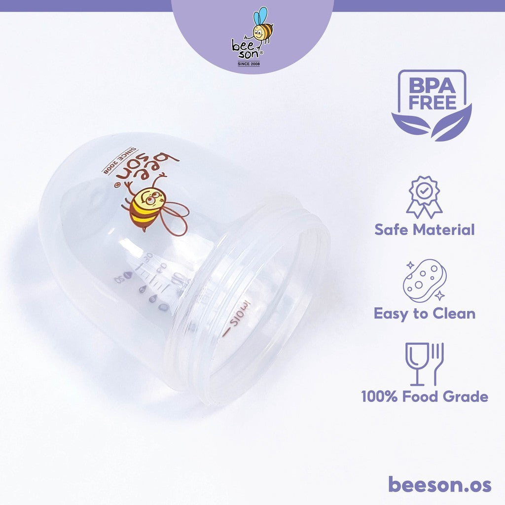 Beeson Super Wide Neck Feeding Bottle With Handle (7oz/210ml / 10oz/300ml) 80598 80599