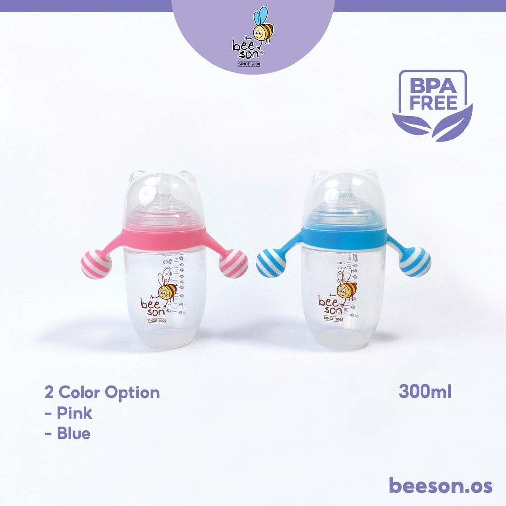 Beeson Super Wide Neck Feeding Bottle With Handle (7oz/210ml / 10oz/300ml) 80598 80599