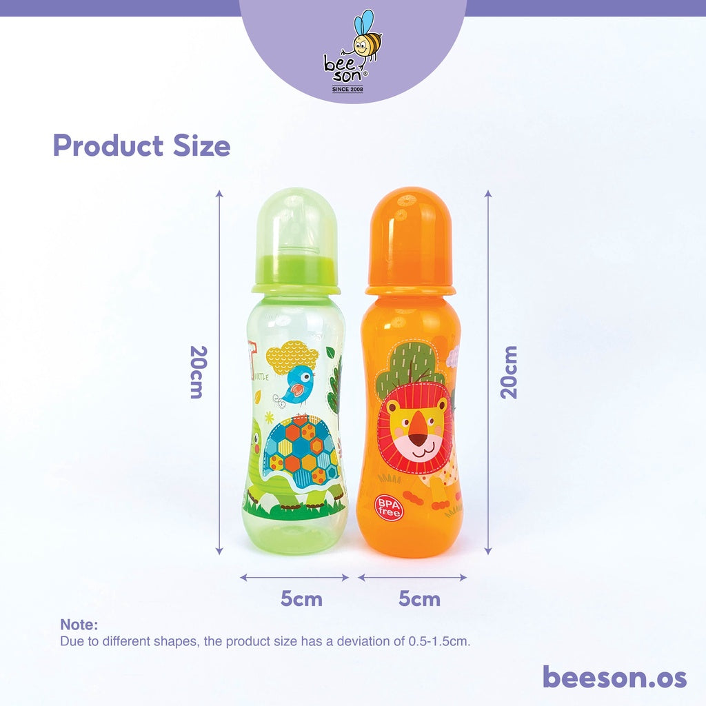 Beeson 8oz/250ml 2in1 Standard Neck Feeding Bottle 85892