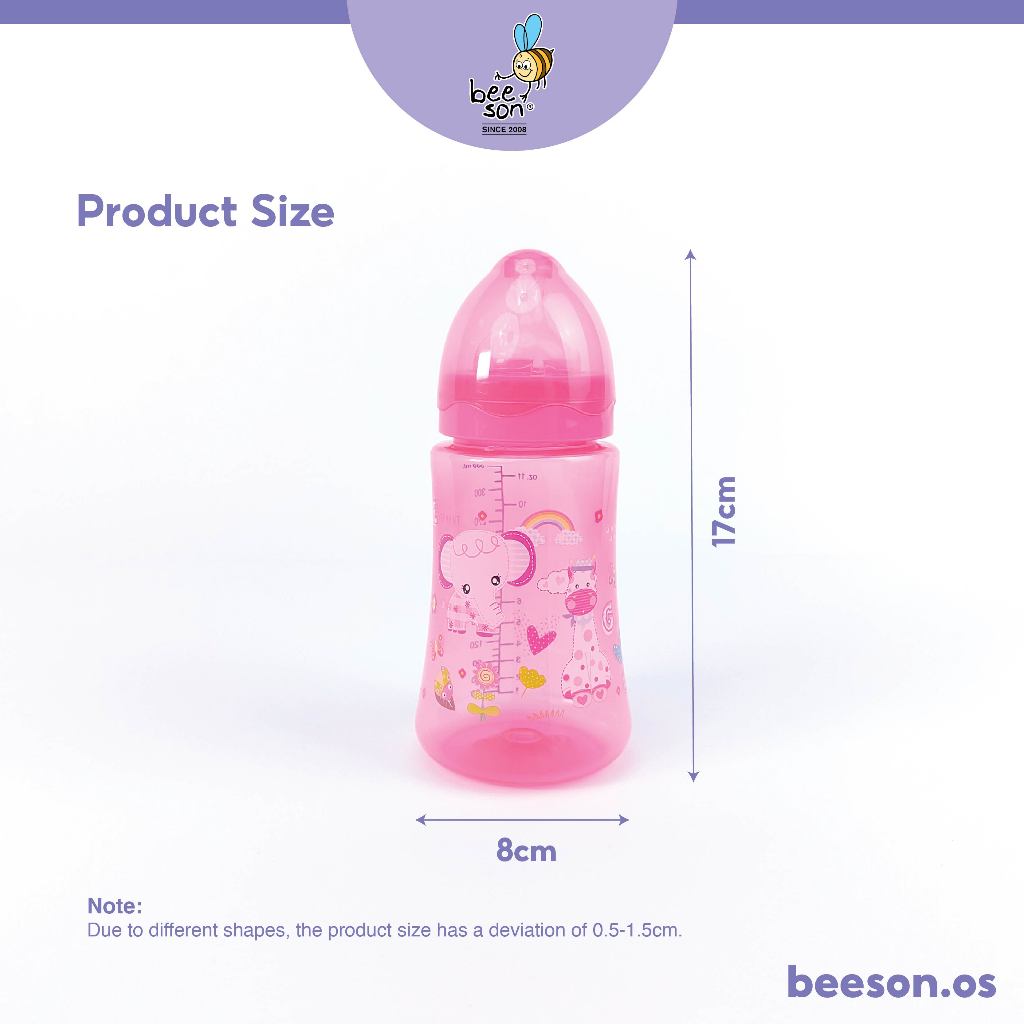 Beeson 11oz/330ml Wide Neck Feeding Bottle 85859