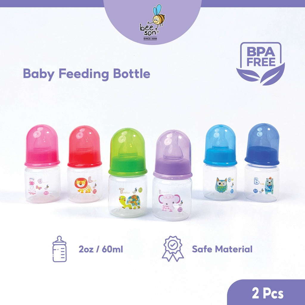 Beeson 2oz/60ml 2in1 Standard Neck Feeding Bottle 85876