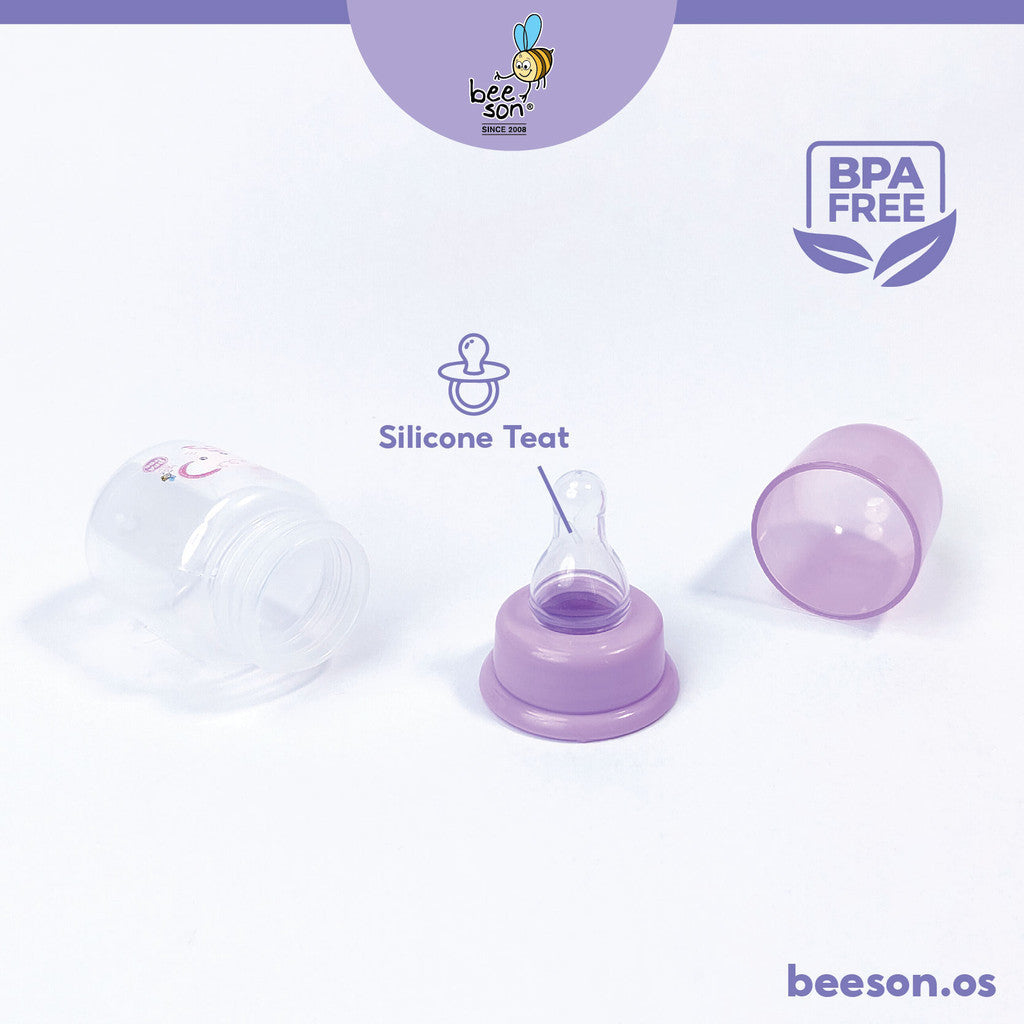 Beeson 2oz/60ml 2in1 Standard Neck Feeding Bottle 85876