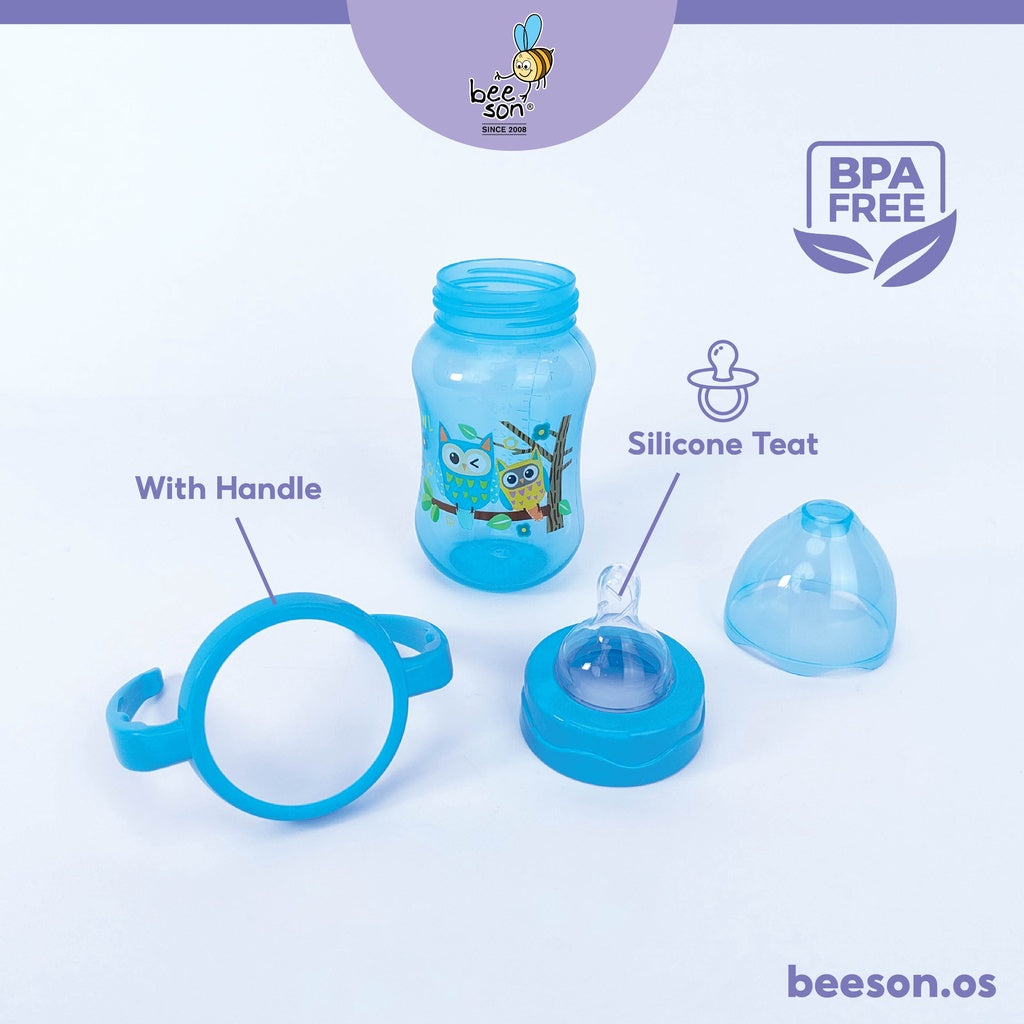 Beeson 8oz/250ml Wide Neck Feeding Bottle With Handle 80516