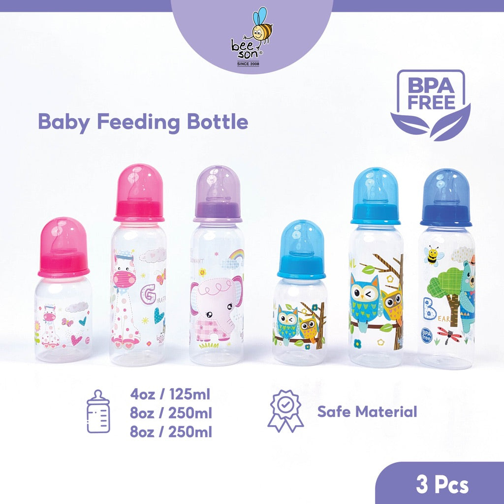 Beeson 3in1 Standard Neck Feeding Bottle (125ml+250ml+250ml) 85891