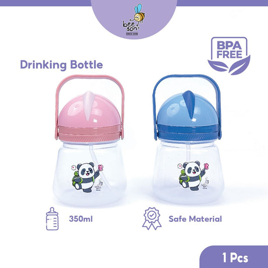 Beeson 350ml Kids Water Bottle With Handle & Straw 85839