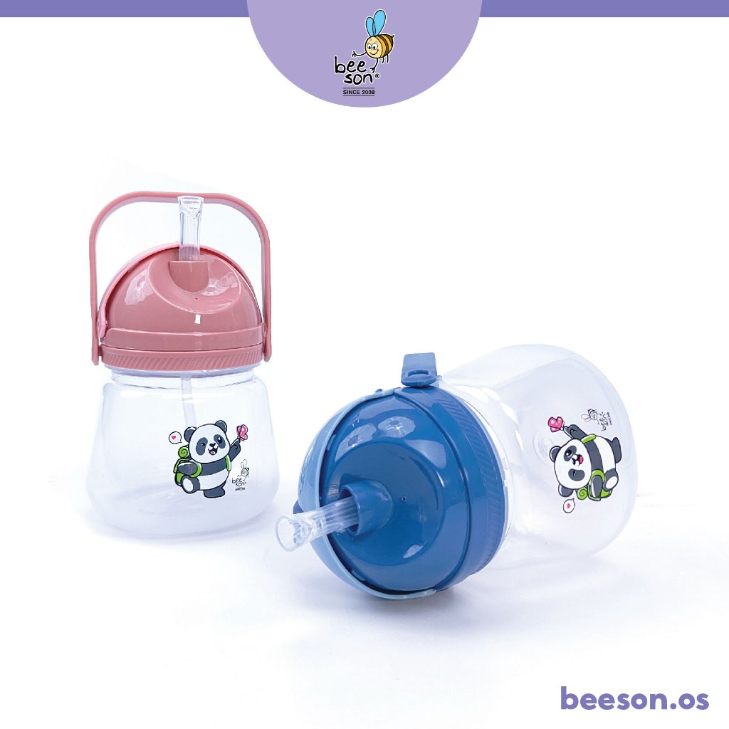 Beeson 350ml Kids Water Bottle With Handle & Straw 85839